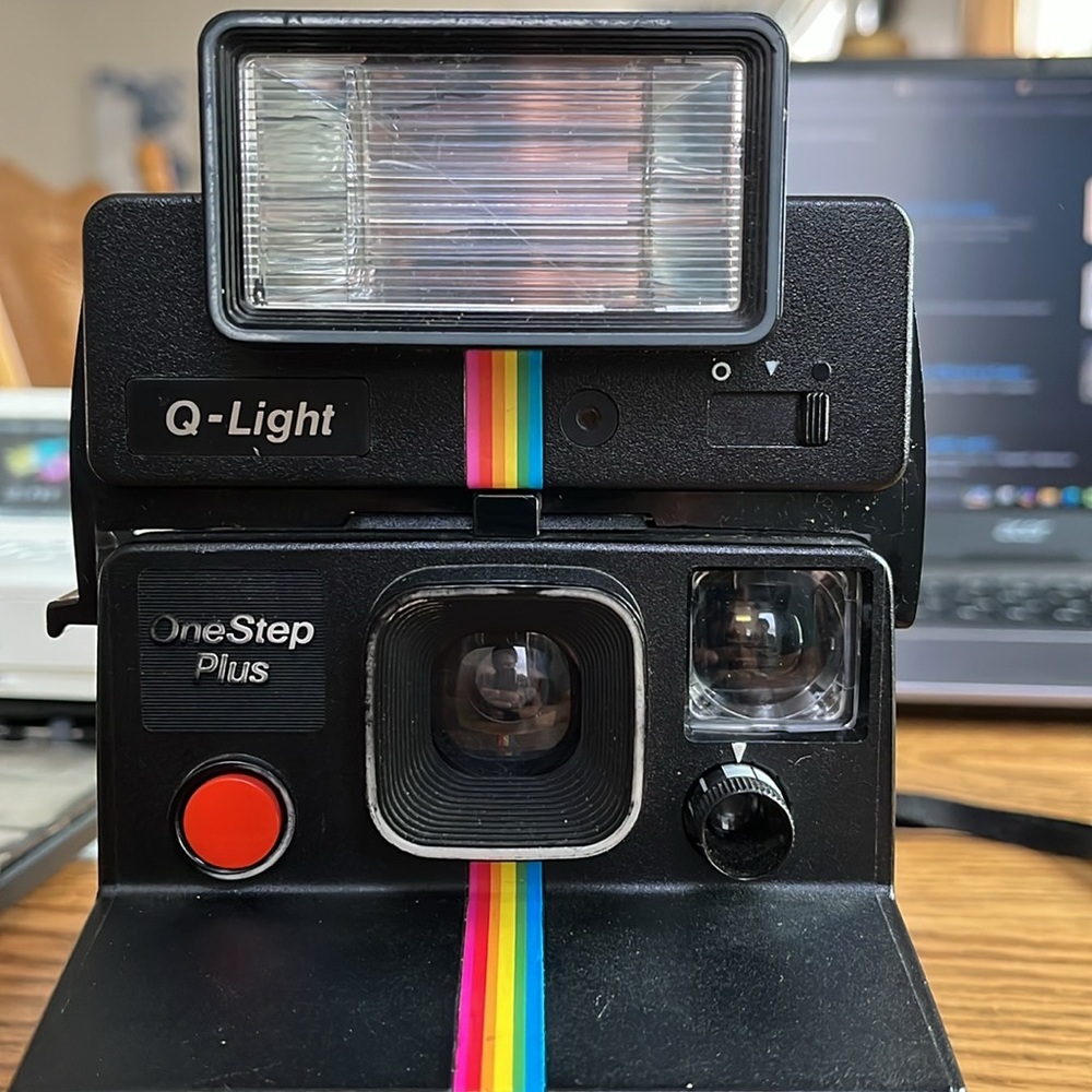 Vintage Polaroid Rainbow 2351 One Step Plus Land Camera INCLUDING O-Light - Picture 13 of 14